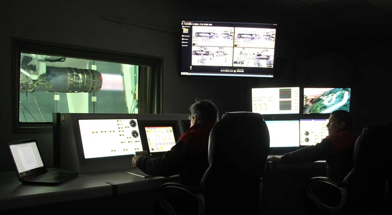 Banco de pruebas de Enaer.